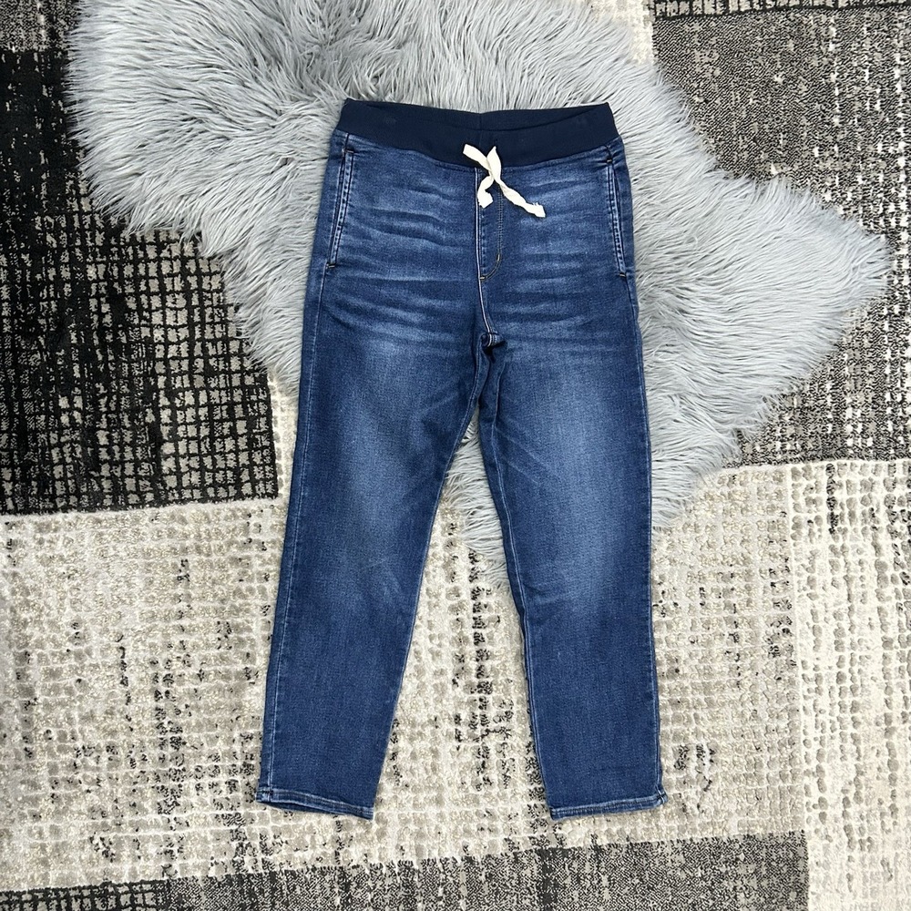 J. Crew Crewcuts Kids New Fit Drawstring Stretch Jean Size 12 Blue